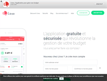 Tablet Screenshot of linxo.com